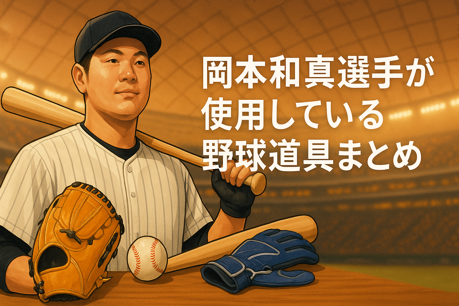 2025年 最新版】岡本和真選手（読売ジャイアンツ）の使用ギア完全 