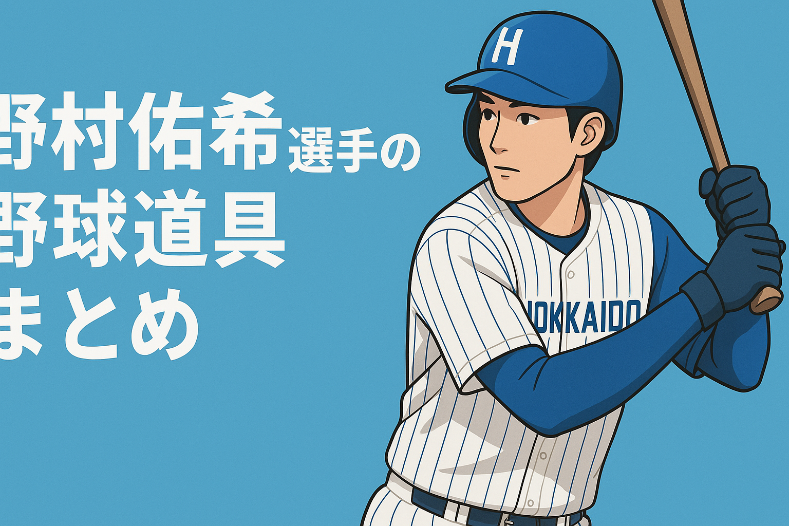 2025年 最新版】野村佑希選手（北海道日本ハムファイターズ）の使用 