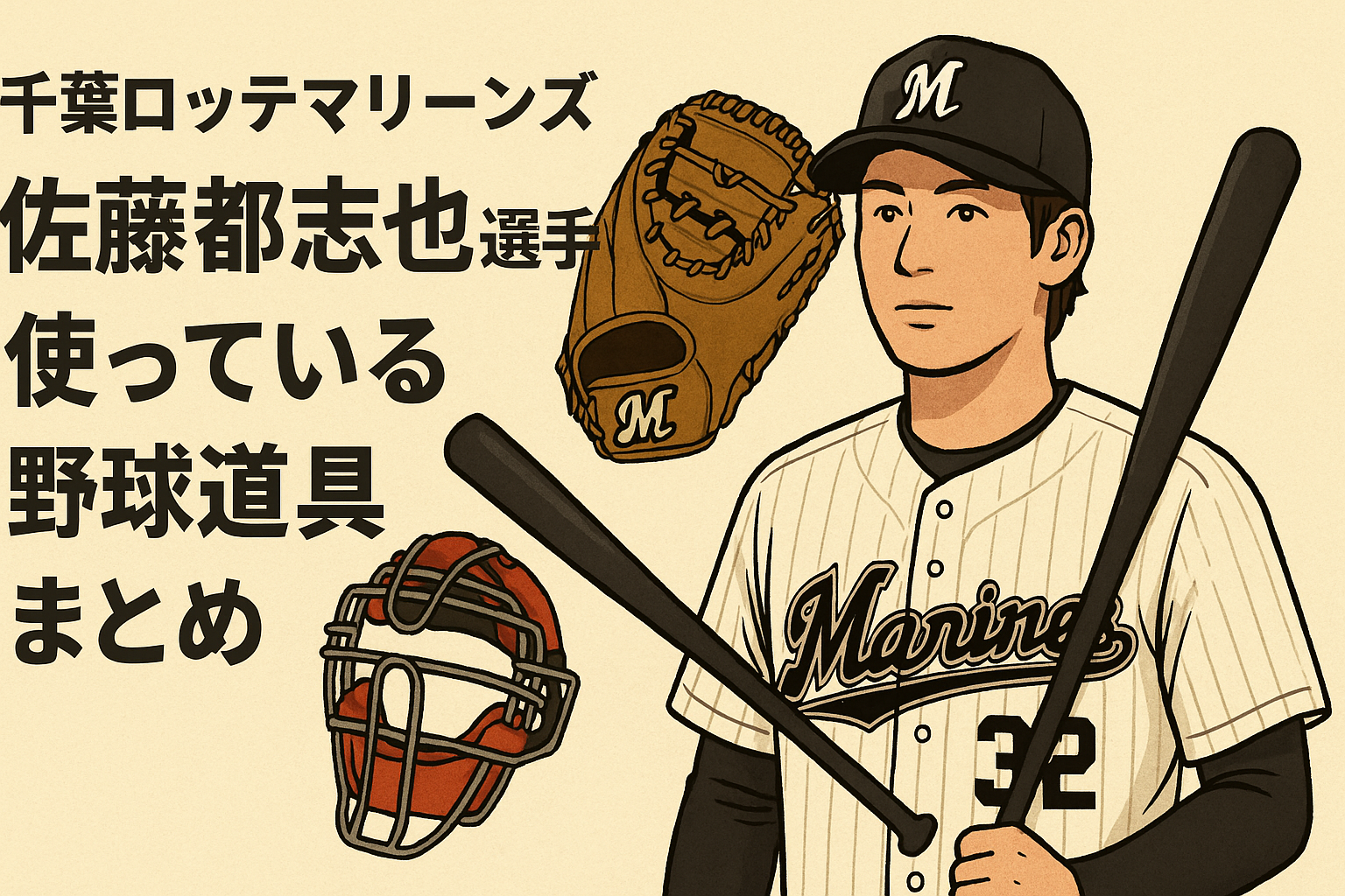 2025年 最新版】上田希由翔選手（千葉ロッテマリーンズ）の使用ギア 