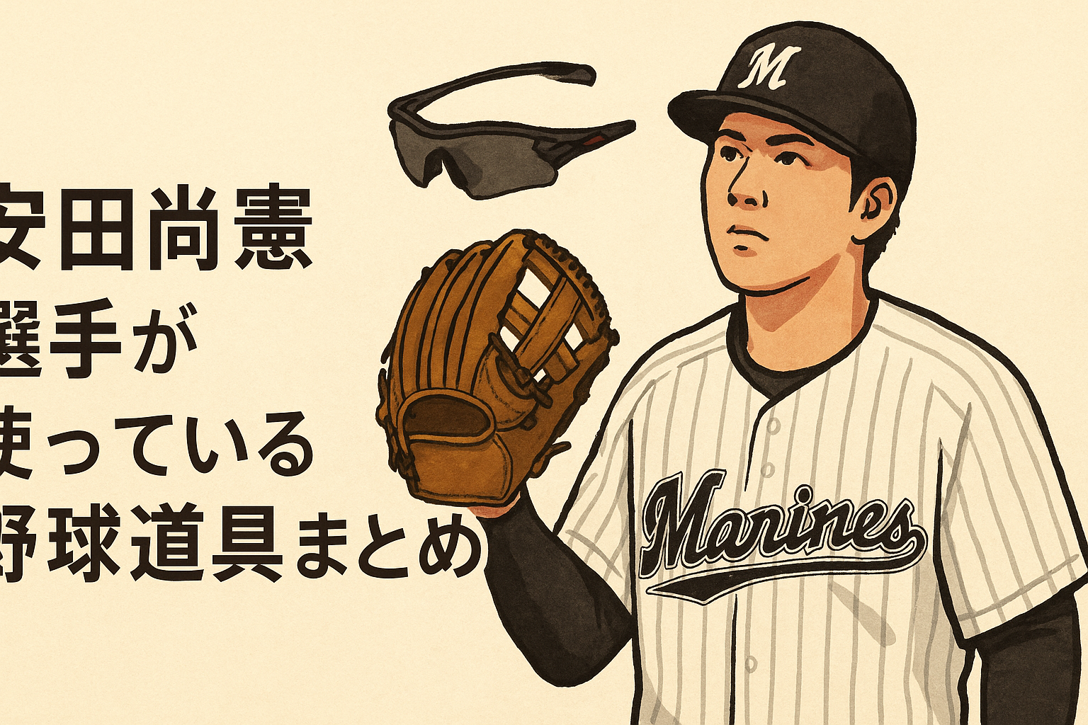 2025年 最新版】安田尚憲選手（千葉ロッテマリーンズ）の使用ギア完全 
